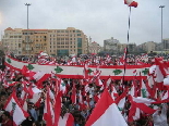 Beirut demonstration against Syrian occupation